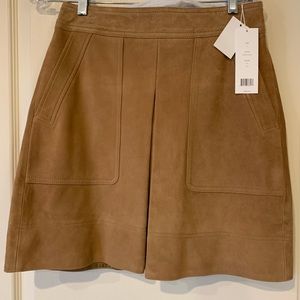 Vince Tan Suede Skirt -never worn with tags